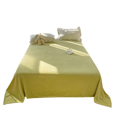 【A类母婴可用】加厚牛奶绒床单