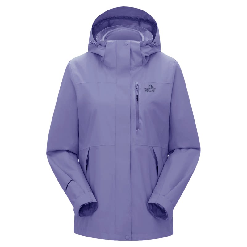 伯希和三合一抓绒冲锋衣登山服