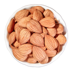 新疆特产甜杏仁原味生熟烘烤无添加无壳生南杏仁大颗粒官方旗舰店