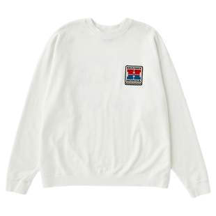 MOUSSY x HONDA冬季新品美式LOGO贴布圆领卫衣010HAL01-7361