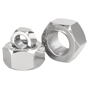 304不锈钢反牙六角螺母细牙螺帽左旋左牙螺丝帽M3M4M5M6M8M10-M33