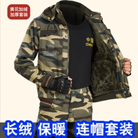 Xh желтый стиль цветов [расширенный хлопок бархатной пары] костюм