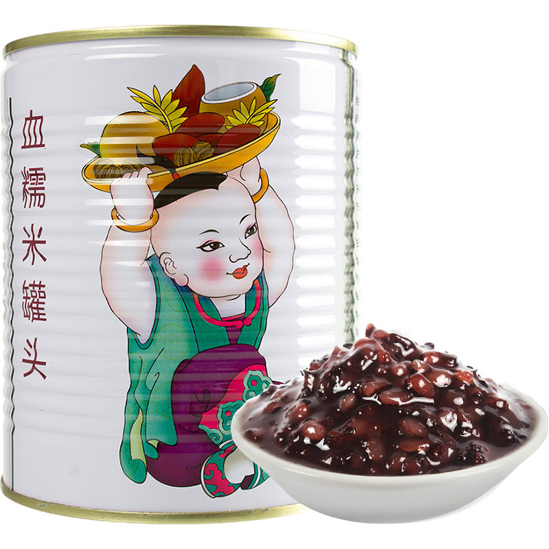 广禧血糯米罐头烘焙即食紫米黑米