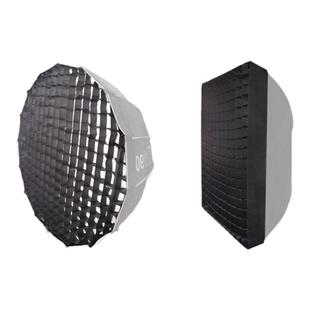 牛津布摄影网格柔光箱蜂巢方形八角长条深口抛物线柔光箱格栅适用于神牛金贝保荣口柔光罩影棚常亮灯柔光器具