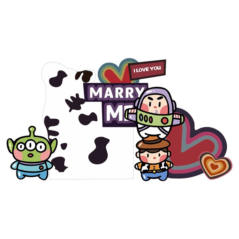 巴斯光年520求婚表白布置套餐