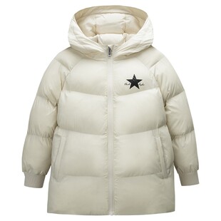 匡威儿童装女童连冬季连帽棉服2026新款中大童外套出行防风棉袄潮