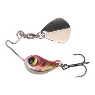 迷你微物小豆丁复合亮片vib黑坑罗飞马口路亚假饵飞旋鲈鱼反应饵