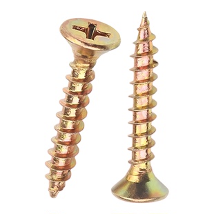 高强度自攻螺丝淬火纤维板钉加硬沉头十字螺丝钉墙板钉平头木螺丝