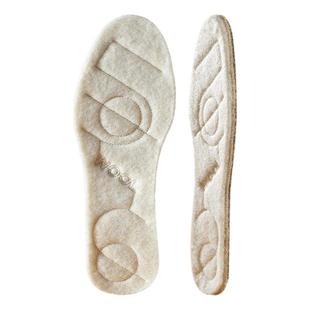 超薄100%羊毛保暖鞋垫男女防寒软底舒适薄款加绒加厚吸汗防臭冬季