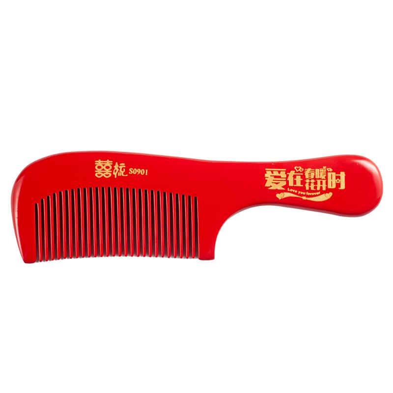 美人坊结婚梳子描金工艺彰显华贵