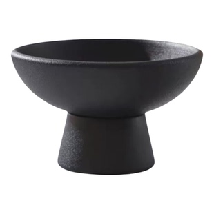 苔藓球托盘水培玻璃瓶无孔花盆中式复古陶瓷盆桌面家居装饰摆件