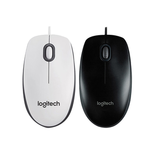 罗技M100r有线办公鼠标笔记本台式电脑通用滑鼠商务企业批量采购