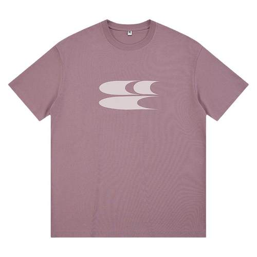 CryingCenter千禧复古粉色T恤宽松圆领 索罗娜面料 街舞跳舞穿搭