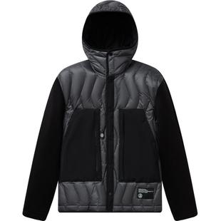 【鹅绒】波司登奥莱秋男轻薄连帽设计撞色拼接大口袋羽绒服短外套