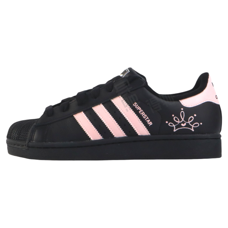球鞋定制adidas originals superstar 粉墨天使贝壳头低帮板鞋女