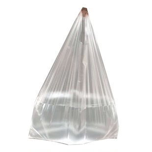 塑料袋白色食品袋透明加厚外卖袋手提小号大号打包袋方便袋子批发