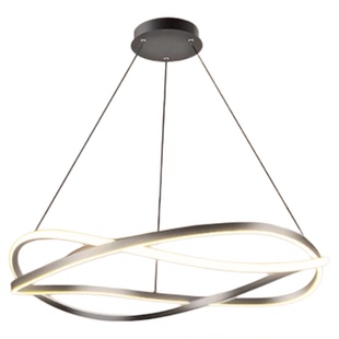 意式客厅圆环吊灯现代简约卧室设计师餐桌餐厅灯北欧极简房间书房