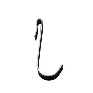 洞洞板置物架不锈钢s型挂钩卧室护栏衣柜门后挂衣钩卡勾方管挂勾