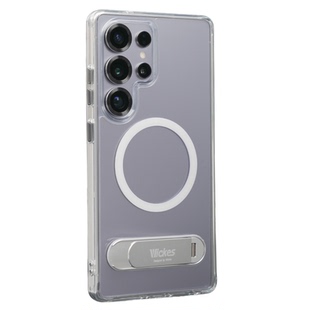 微克斯 适用三星Galaxy S25系列一字旋转支架高透手保护壳 S25 S25+ S25ultra S24 Ultra 软壳