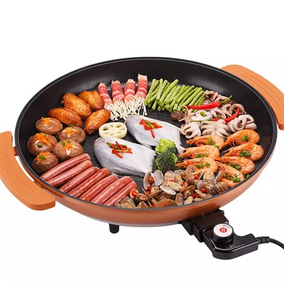 大容量煎包无烟煎饺商用烙饼锅