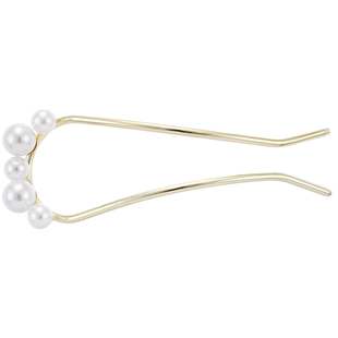 盘发器u型发簪优雅百搭簪子盘头发神器懒人发钗发插发梳气质头饰