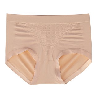好宠中腰包臀内裤女士纯色抗菌棉裆透气收腹新款2025大码三角短裤