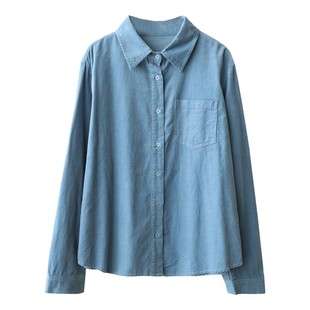 小耳出品推荐!糖果色!萣染全棉条绒/细条灯芯绒 翻领衬衫宽松