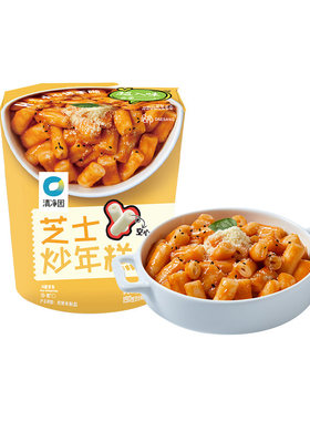清净园芝士炒年糕杯190g韩式风味空心年糕条软糯加热即食速食夜宵