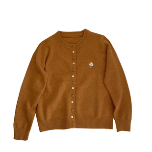 小蘑菇~温柔显白包扣针织开衫女！早春韩系百搭软糯兔毛毛衣外套