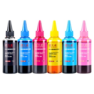 天威适用爱普生打印机墨水R330 R270 L1800 L805 L360 L801  黑彩色打印机通用连供672墨水连供打印机墨水