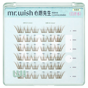 mrwish心愿先生旗舰店心愿先生联名fluffylili许愿星免胶假睫毛白开水百利甜睫毛伴侣