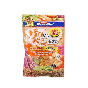 日本DoggyMan多格漫爱犬消臭果蔬片70g 红薯片蔬菜片狗零食圆片