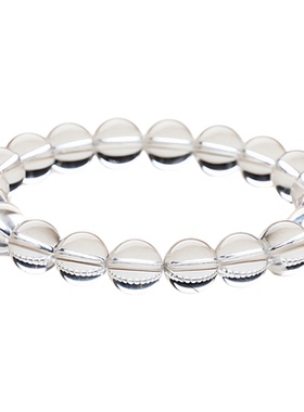 天然白水晶手链女款巴西水晶手串