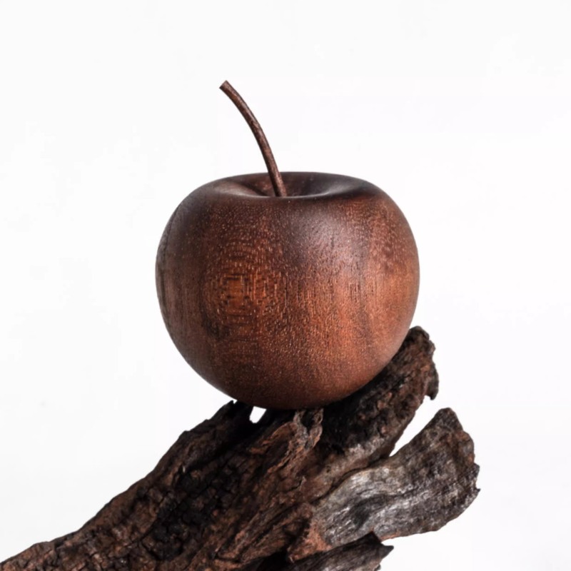 苹果扩香木创意无火香薰精油家用室内花露水香水扩香器装饰摆件