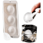 日本进口冰球模具威士忌圆形冰块模具硅胶食品级冰格冰盒制冰神器