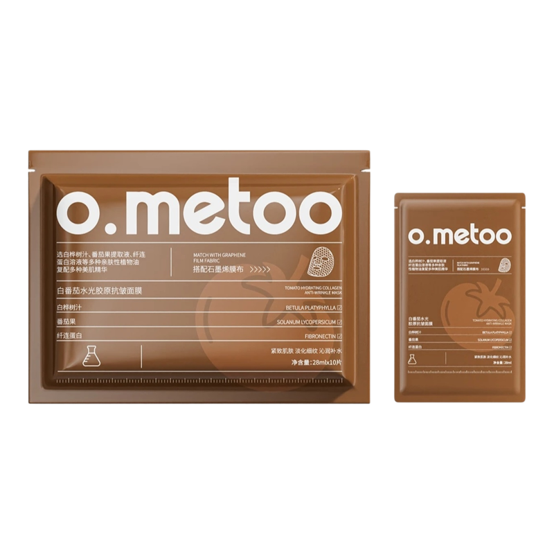 o.metoo魔女磁导温缩面膜白番茄