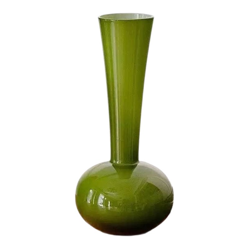 新中式长颈陶瓷花瓶高级感插花器