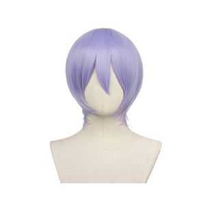 曼柒殿阁紫兰烟紫蓝粉紫红香芋色基佬紫短发cos万用头皮121-144色