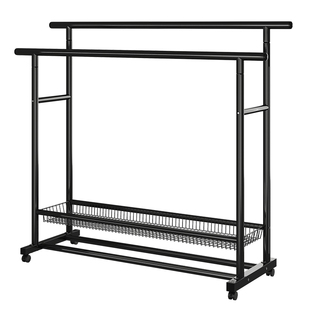 衣架落地卧室家用挂衣架室内挂衣服收纳架子阳台晾衣架衣帽架移动