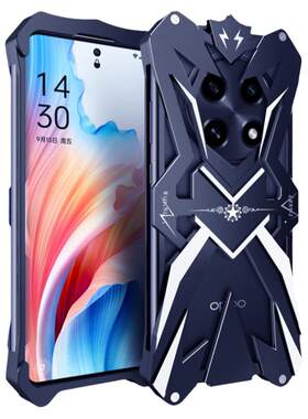 适用于OPPOA2手机壳a2pro金属边框A1Pro加厚防摔保护套a97散热透气a96个性创意A57全包a79铁硬壳a36钢铁片a56