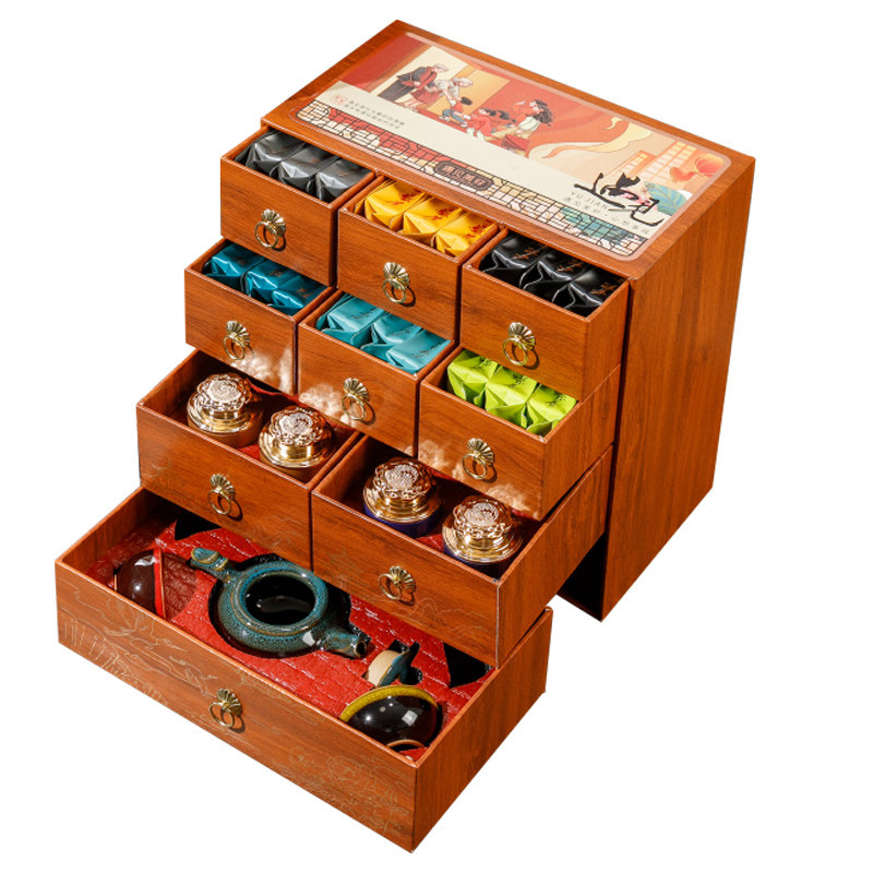 金骏眉茶叶礼盒年货送礼送长辈领导送爸爸八大茶叶高端礼盒装礼品