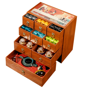 金骏眉茶叶礼盒年货送礼送长辈领导送爸爸八大茶叶高端礼盒装礼品