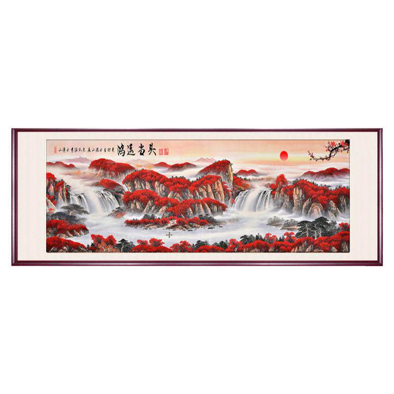 鸿运当头钻石画方钻满贴钻十字绣