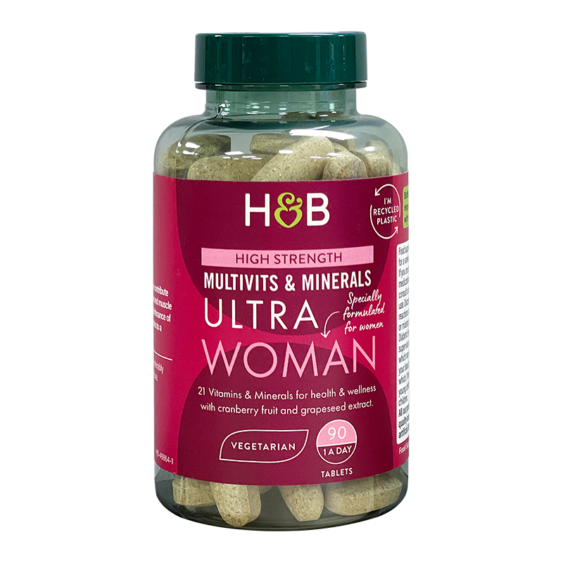 英国HB荷柏瑞女士成人复合维生素B族维生素c90片