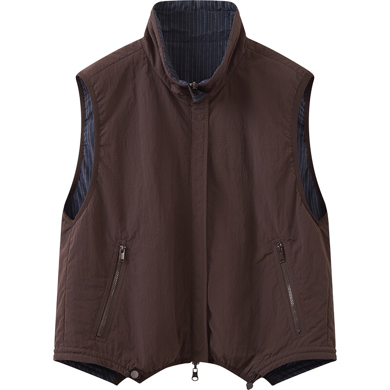 【商场同款】播26秋新品复古时髦马甲女宽松休闲外套BDT3MD3152