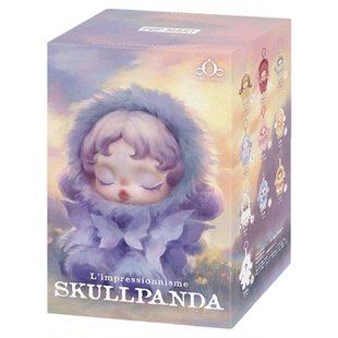 泡泡玛特SKULLPANDA光织园系列幻掣晨露SP搪胶毛绒挂件盲盒潮玩