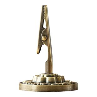 合金莲花香插香座线香盘香香插禅意藏香香夹香托香炉家用插香底座