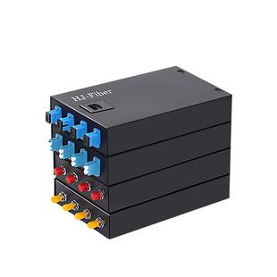 华杰恒讯定制 加厚4口满配方口光纤终端盒8口加厚终端盒SC/LC/FC/ST单模多模光缆熔接盒电信级接续盒熔纤盘