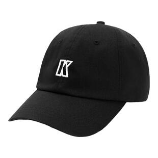 KENMO肯默纯色软顶鸭舌帽logo字母K棒球帽秀气小清晰遮阳防晒帽子