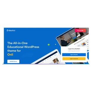 EduMall 汉化中文专业版 LMS中心WordPress企业主题模板